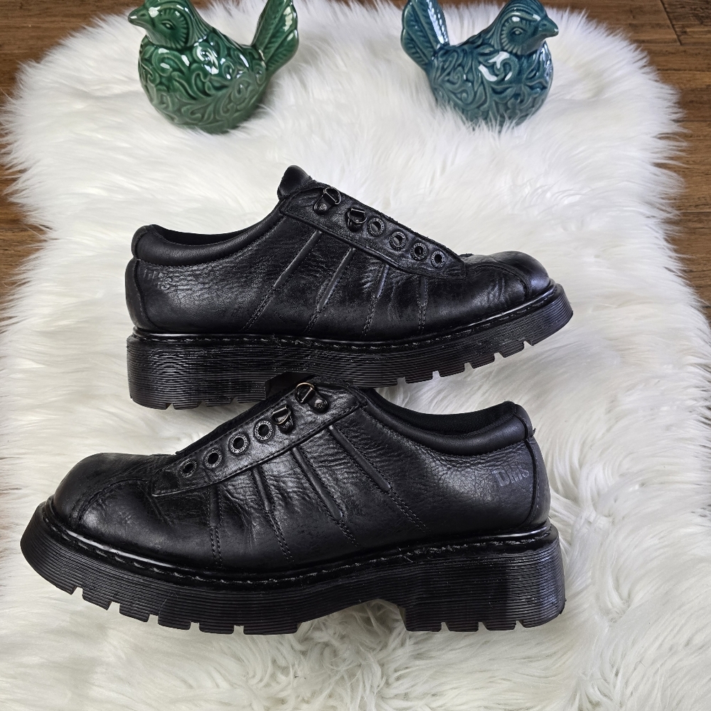 Dr. Martens Docs Doc Vintage Made In England Rare Platform Shoe Mens 10